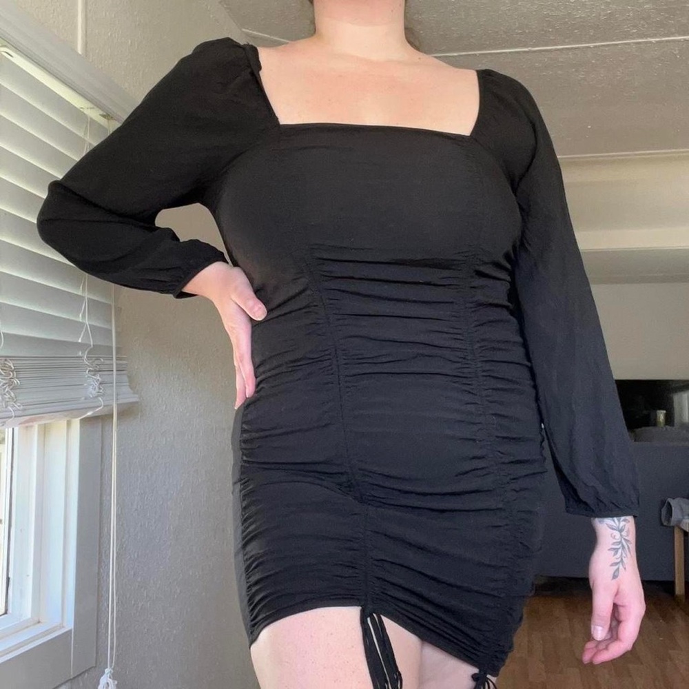 black dress